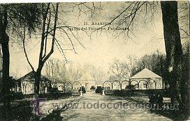 Postales: ARANJUEZ.- JARDIN DEL PRINCIPE:PABELLONES.- FOTOTIPIA J. ROIG N&ordm; 15