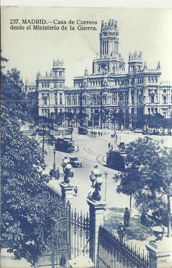 Postales: MADRID CASA DE CORREOS ESCRITA - Foto 1