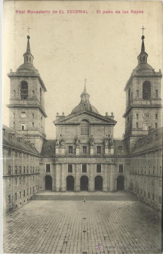 Postales: MADRID MONASTERIO DE EL ESCORIAL  ESCRITA - Foto 1
