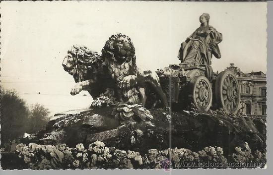 Postales: MADRID CIBELES ESCRITA - Foto 1