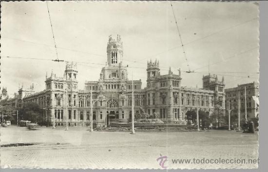 Postales: MADRID PALACIO DE COMUNICACIONES ESCRITA - Foto 1