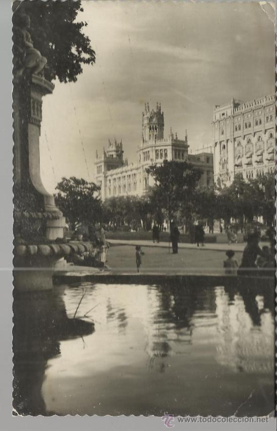 Postales: MADRID PALACIO DE COMUNICACIONES ESCRITA - Foto 1