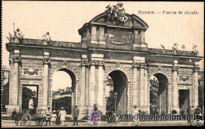 Postales: POSTAL DE MADRID PUERTA DE ALCALA - Foto 1