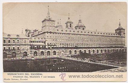 Postales: El Escorial. Hauser y Menet. Dorso sin dividir