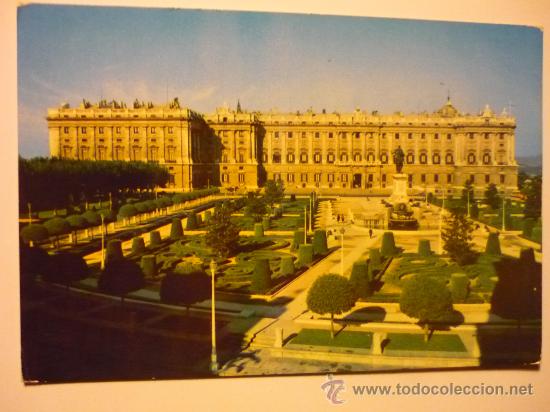 Postales: POSTAL MADRID PL.ORIENTE Y PALACIO - Foto 1