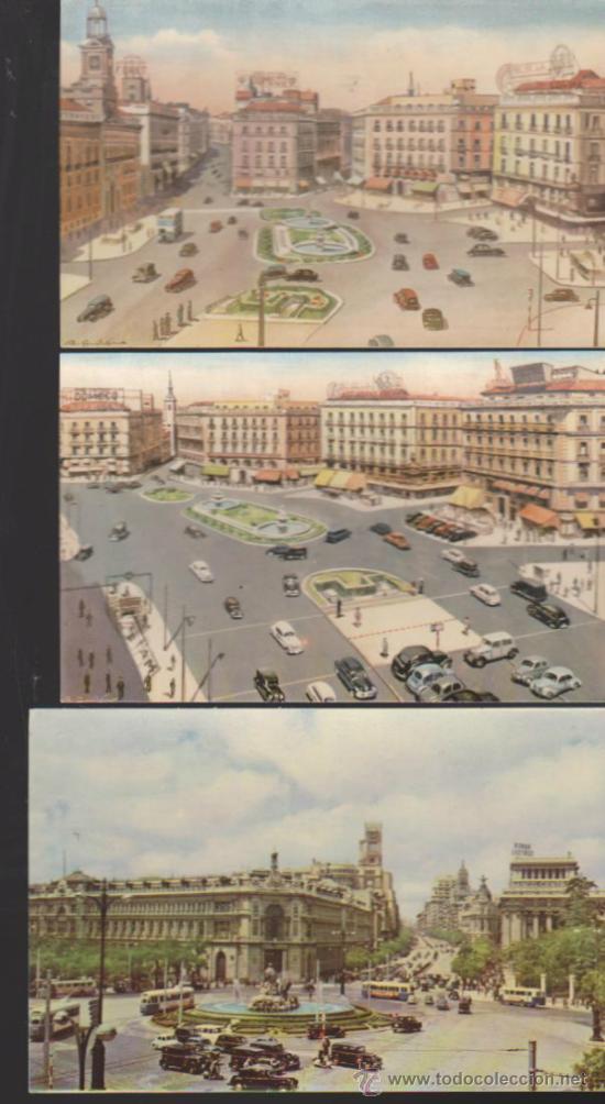 Postales: Madrid.- lote de 3 postales. - Foto 1