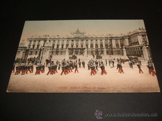 Postales: MADRID PLAZA DE ARMAS - Foto 1