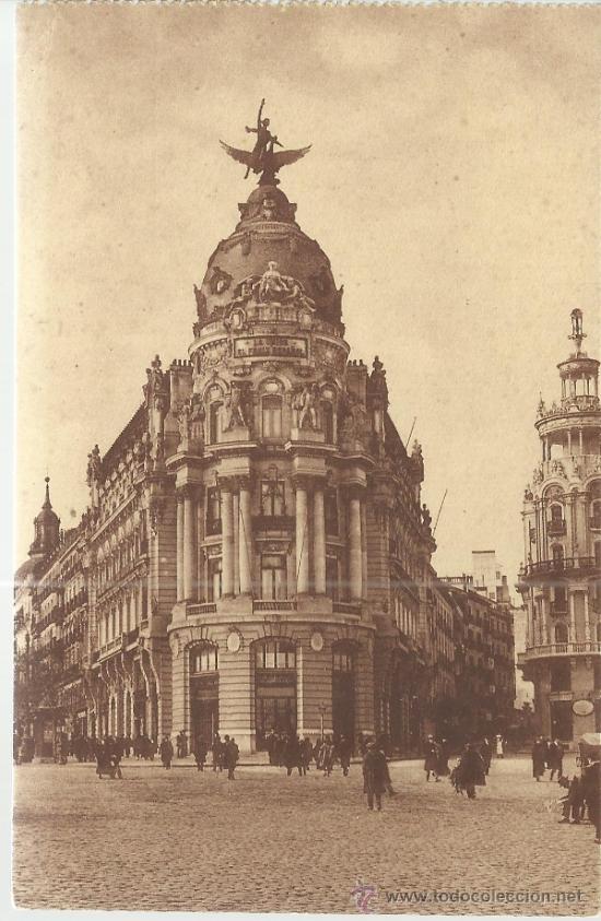 Postales: MADRID CALLE E ALCALA SIN ESCRIBIR - Foto 1