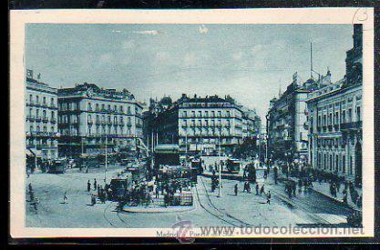 Postales: TARJETA POSTAL DE MADRID - PUERTA DEL SOL. KELLMEYER Y GAUTIER - Foto 1