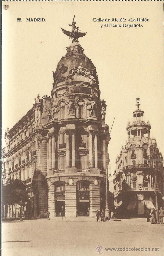 Postales: MADRID CALLE E ALCALA SIN ESCRIBIR - Foto 1