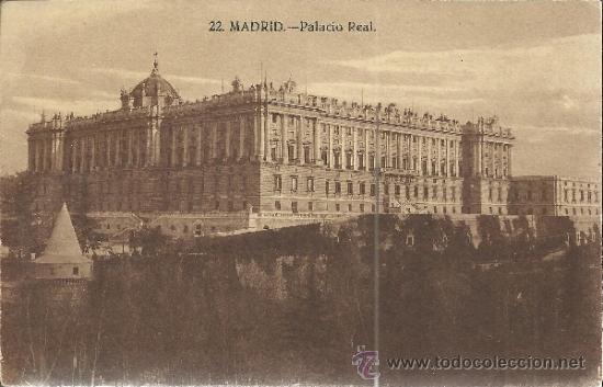 Postales: MADRID PALACIO REAL SIN ESCRIBIR - Foto 1
