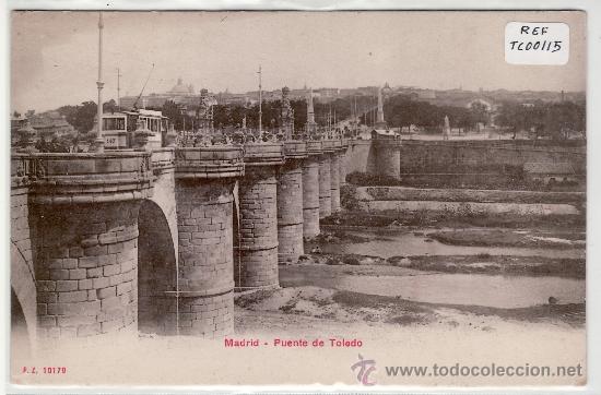 Postales: POSTAL MADRID. Puente de Toledo - Foto 1