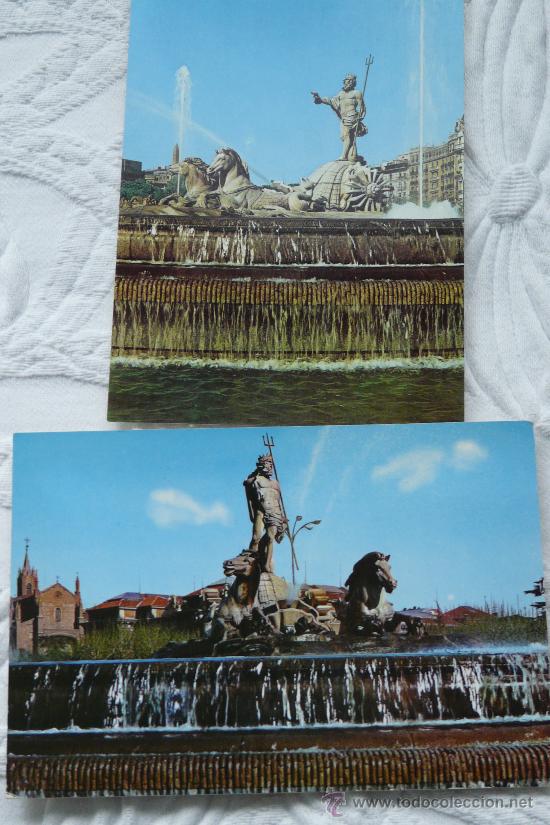 Postales: Madrid. Fuente de Neptuno. - Foto 1
