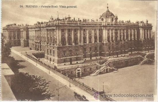 Postales: MADRID PALACIO REAL SIN ESCRIBIR - Foto 1