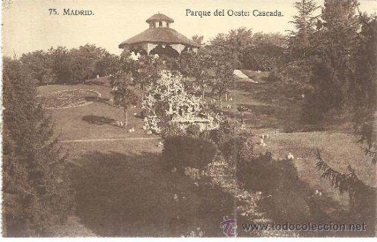 Postales: MADRID PARQUE DEL OESTE SIN ESCRIBIR - Foto 1