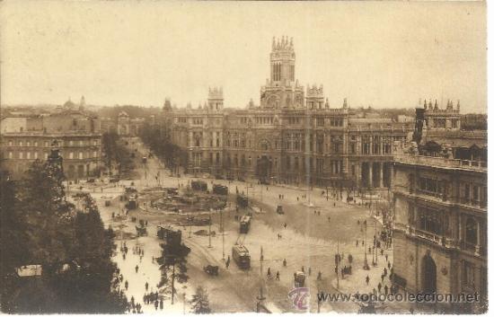 Postales: MADRID PLAZA DE CASTELAR ESCRITA - Foto 1