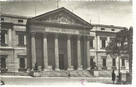 Postales: MADRID CORTES ESPA&Ntilde;OLAS SIN ESCRIBIR - Foto 1