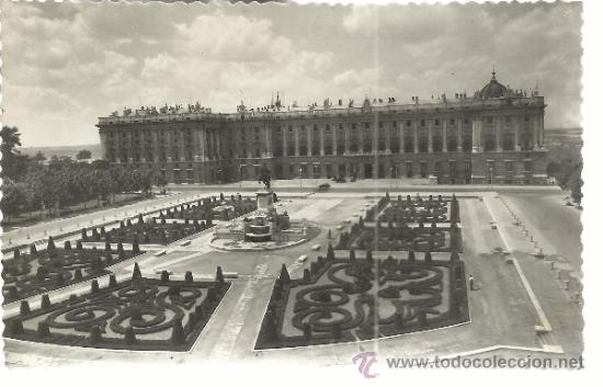 Postales: MADRID PALACIO REAL SIN ESCRIBIR - Foto 1