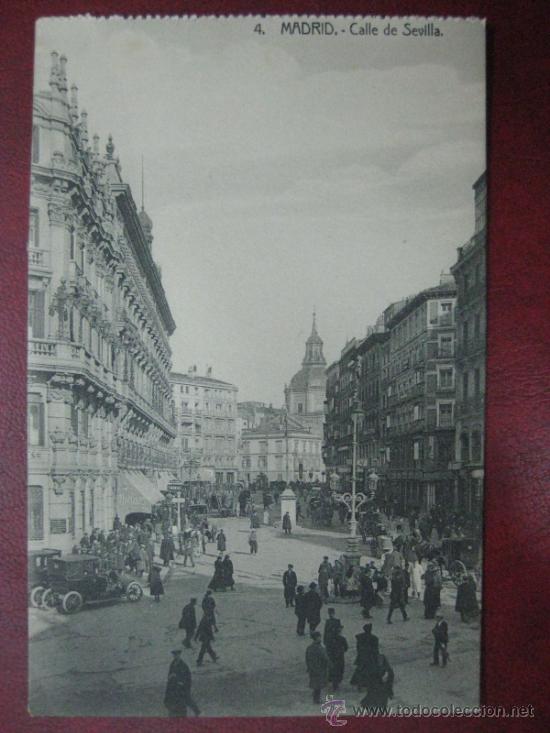 Postales: MADRID - CALLE DE SEVILLA - Foto 1