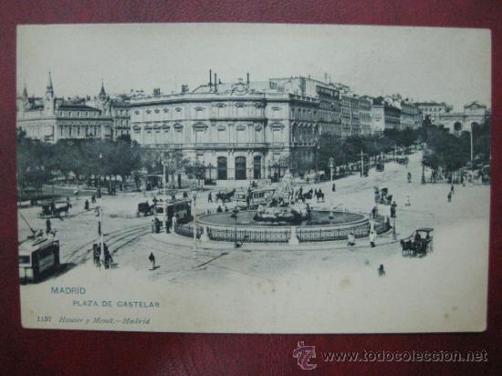 Postales: MADRID - PLAZA DE CASTELAR - Foto 1