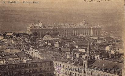 Postales: 8 Madrid - Palacio real - A&ntilde;o 1909 - Foto 1