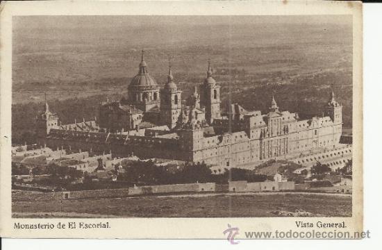 Postales: MADRID MONASTERIO DE EL ESCORIAL ESCRITA - Foto 1