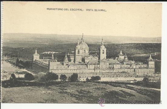 Postales: MADRID MONASTERIO DE EL ESCORIAL ESCRITA - Foto 1