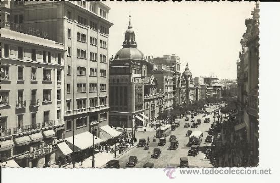 Postales: MADRID CALLE DE ALCALA ESCRITA - Foto 1