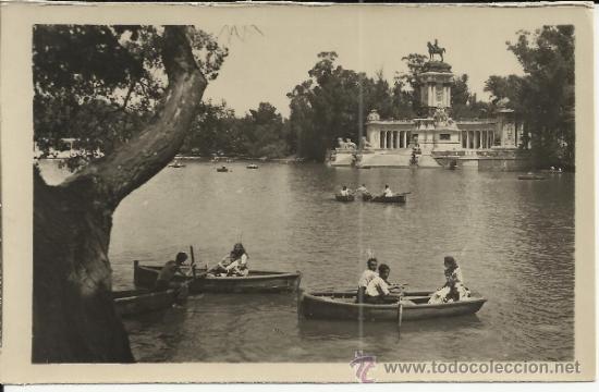Postales: MADRID RETIRO SIN ESCRIBIR - Foto 1
