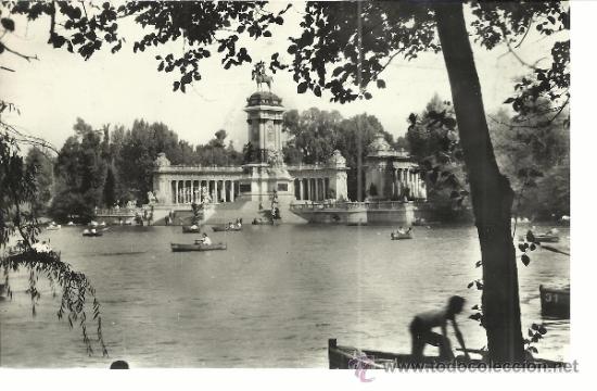Postales: MADRID RETIRO ESCRITA - Foto 1