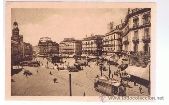 Postales: puerta del sol madrid sin usar - Foto 1