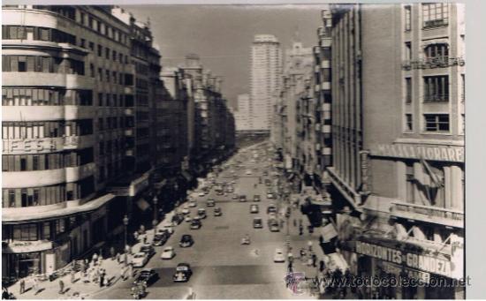 Postales: avenida jose antonio madrid sin usar - Foto 1