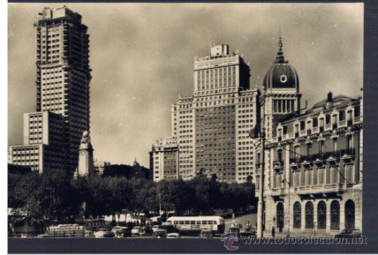 Postales: plaza de espa&ntilde;a madrid sin usar - Foto 1