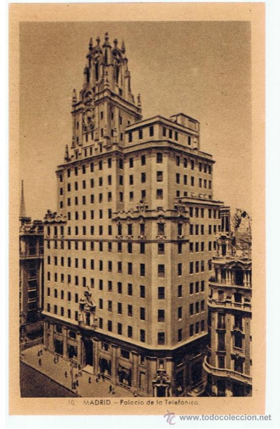 Postales: EDIFICIO TELEFONICA  madrid sin usar - Foto 1