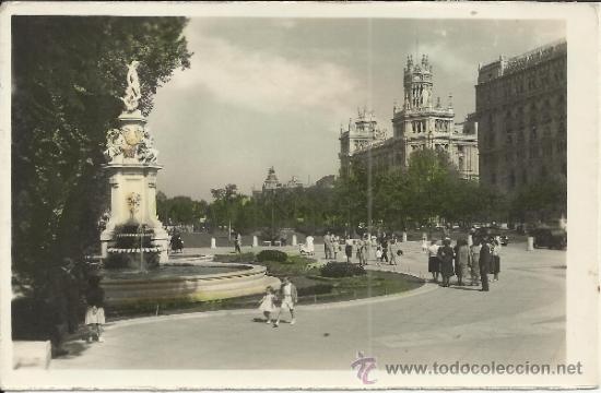 Postales: MADRID SALON DEL PRADO ESCRITA - Foto 1