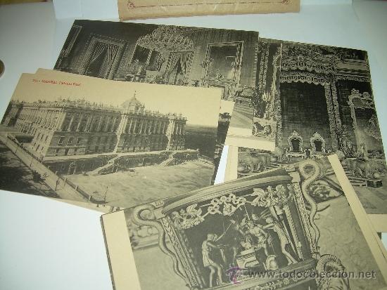Postales: ANTIGUO BLOC DE POSTALES DEL PALACIO REAL....MADRID. - Foto 2