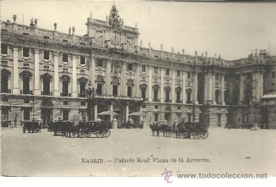 Postales: MADRID PALACIO REAL SIN ESCRIBIR - Foto 1
