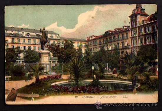 Postales: Madrid. Plaza Mayor.  Circulada . - Foto 1