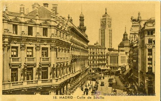Postales: Madrid Calle de Sevilla - Foto 1