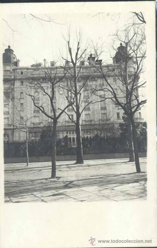 Postales: MADRID.- POSTAL FOTOGR&Aacute;FICA DEL HOTEL RITZ DESDE LA ENTRADA DEL MUSEO DEL PRADO