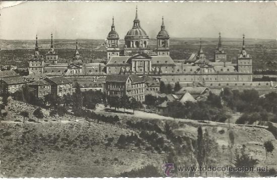 Postales: MADRID MONASTERIO DE EL ESCORIAL ESCRITA - Foto 1
