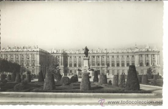 Postales: MADRID PALACIO NACIONAL SIN ESCRIBIR - Foto 1