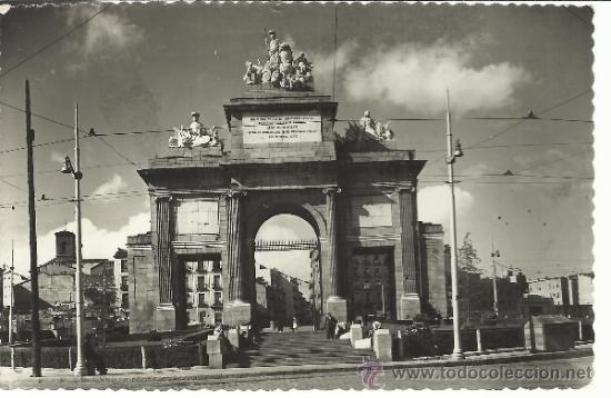Postales: MADRID PUERTA DE TOLEDO ESCRITA - Foto 1