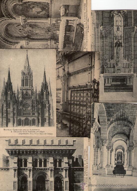 Postales: LOTE MADRID CATEDRAL ALMUDENA - Foto 2