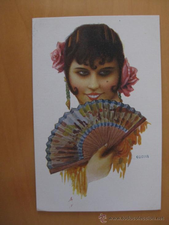 Postales: MUJER TIPO ESPA&Ntilde;A. A. CODINA. - Foto 1