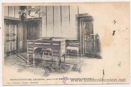 Postales: El Escorial. Hauser y Menet. Dorso sin dividir