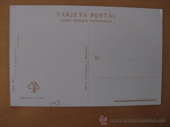 Postales: MUJER TIPO ESPA&Ntilde;A. A. CODINA. - Foto 2