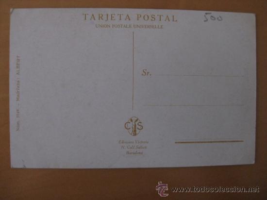 Postales: MUJER MADRILE&Ntilde;A. ALBERT - Foto 2