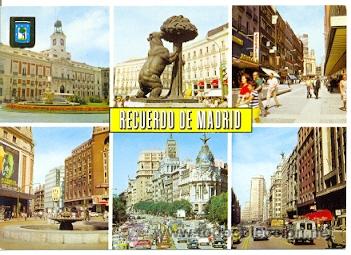 Postales: 7-esp1988. Postal Madrid. Diversos aspectos - Foto 1
