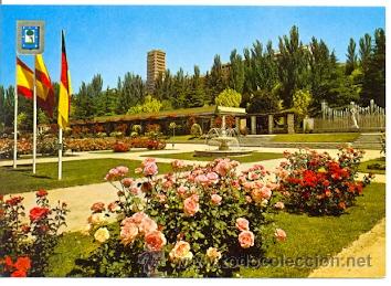 Postales: 7-esp1991. Postal Madrid. Parque del Oeste. Rosaleda - Foto 1
